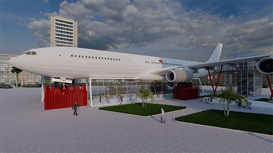 Çayırova Uçak Bilim ve Simülasyon Merkezi Konsept Tasarımı