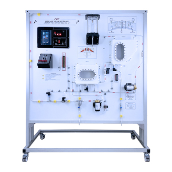 UÇAK TÜRBİN YAKIT SİSTEM EĞİTİM SETİ (2 TANK - 1 MOTOR)