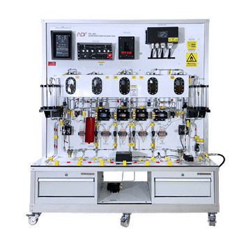 UÇAK TÜRBİN YAKIT SİSTEMİ EĞİTİM SETİ (5 TANK – 2 MOTOR)